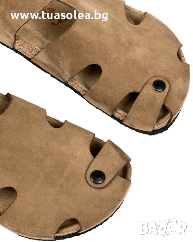 Мъжки ортопедични чехли от естествена кожа | Марка Tuasolea, снимка 1
