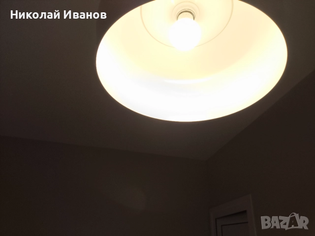 Полилей E27 крем/дъб Ф35 eglo obregon, снимка 2 - Полилеи - 52913379