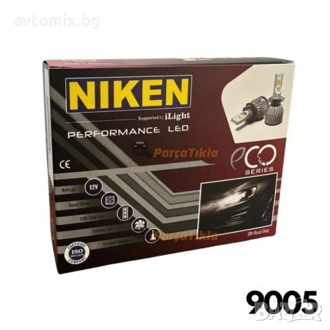 NIKEN ECO LED крушки HB3 9005, 12V 30W/4000LM, снимка 2 - Аксесоари и консумативи - 40493266