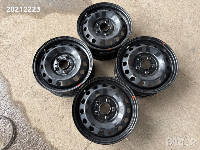 4 броя железни джанти за Hyundai IX20,Hyundai I30,Hyundai IONIQ,KIA VENGA,KIA Ceed  15, снимка 6 - Гуми и джанти - 53945594