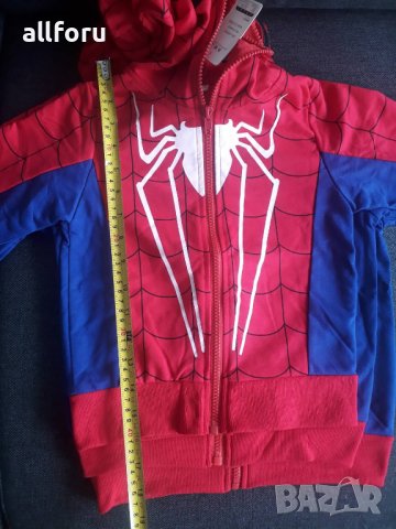 Комплект Спайдърмен Spiderman анцуг детски екип Спайдермен анцунг с качулка, снимка 7 - Детски комплекти - 31351538