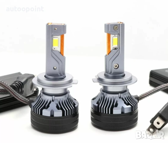 Лед крушки - Led система H7 Streetech модел STN1 за фарове - 170 000 Лукса, 65W - Canbus 6000K , снимка 2 - Аксесоари и консумативи - 53981680