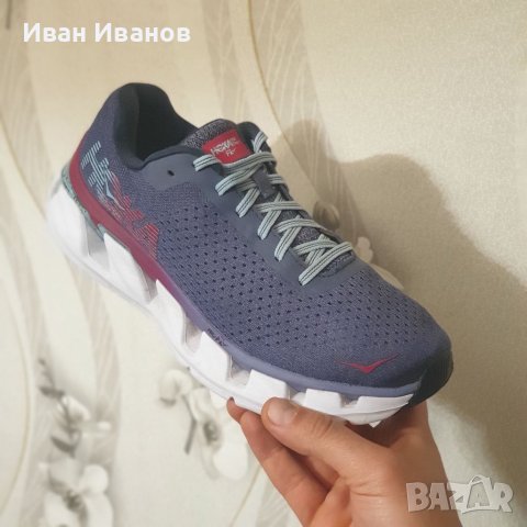  маратонки HOKA Elevon в Marlin/Blue Ribbon  номер 41-41,5, снимка 12 - Маратонки - 40284823