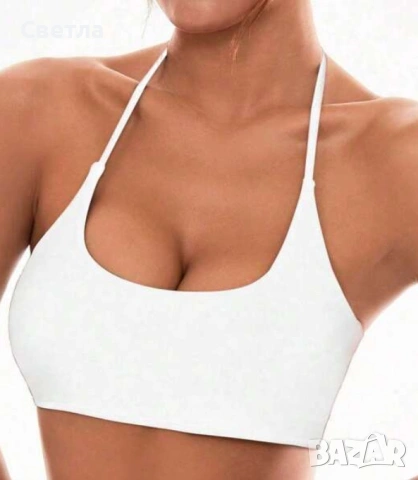 Топ - 3 броя и спортен сутиен - 1 бр.  в черно/синьо, 1 и 2 по €15/бр, 3 - € 6, снимка 7 - Корсети, бюстиета, топове - 48144858