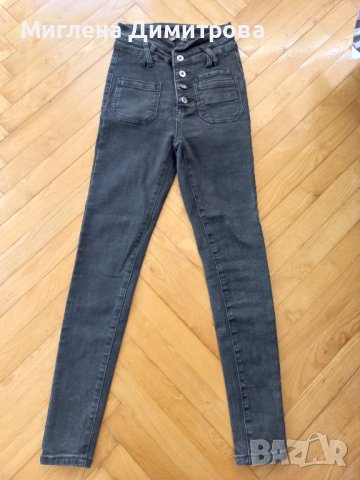 Дънки с висока талия, снимка 2 - Дънки - 38577041