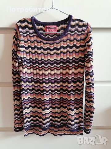 Детска блуза плетиво за момиче MISSONI LINDEX р-р 122-128 + шапка, снимка 6 - Детски Блузи и туники - 39378931