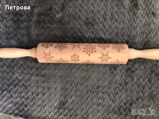 Дървена релефна точилка на снежинки, снимка 2 - Форми - 31862618