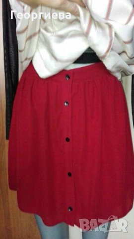 Красив комплект пола и топ👗🍀👕S/M,M👗🍀👕арт.885, снимка 4 - Поли - 30042639