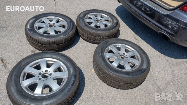 4 броя зимни гуми с оригиналми лети джанти за Мерцедес, снимка 6 - Гуми и джанти - 37614167