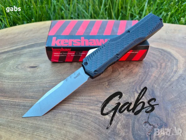 Автоматичен нож Kershaw Livewire 9000TCF,Auto Tanto