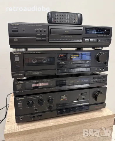 🔈Ретро аудио система - сет TECHNICS - Class AA - усилвател, сд, дек, тунер🔈, снимка 3 - Аудиосистеми - 56244783