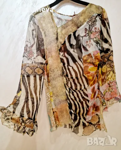 Блуза естествена Коприна. Красива и разкошна.