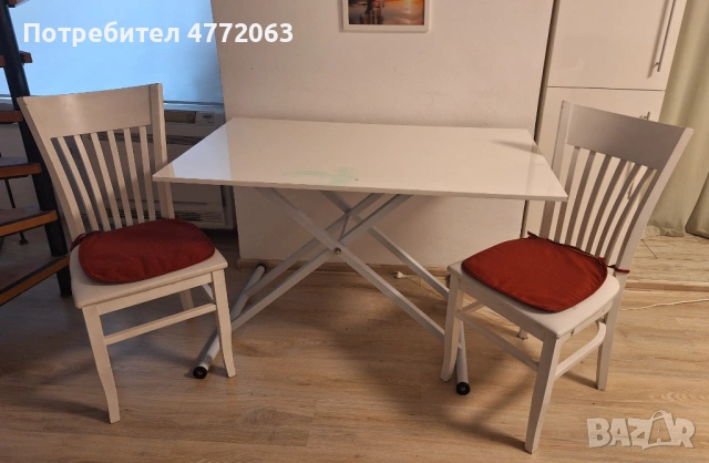Трапезна маса с 2 стола