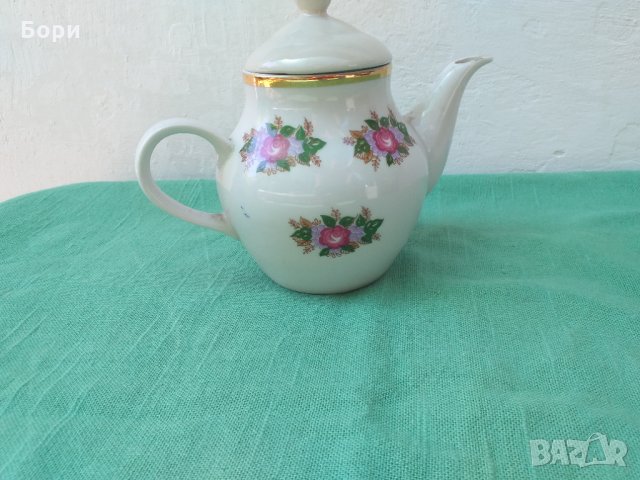 Руски порцеланов чайник, снимка 4 - Аксесоари за кухня - 33753939