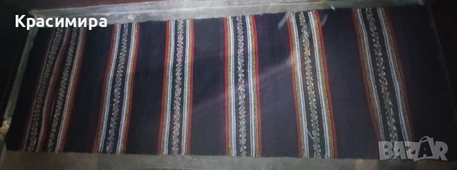 Автентични битови ръчно тъкани старинни български черги, снимка 6 - Декорация за дома - 53004258