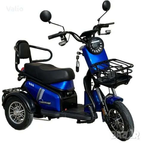 Електрическа триколка PUDDING 1500W двуместен модел, снимка 5 - Мотоциклети и мототехника - 48438826