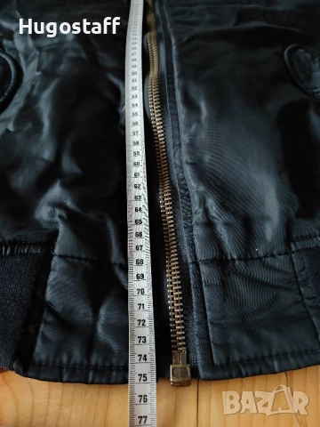 Винтидж оригинално черно бомбър яке на Harley-Davidson Owners Group (HOG)Хл, снимка 14 - Якета - 52315224