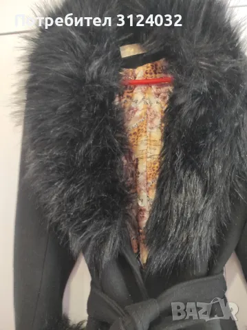 Продавам палто с яка от косъм, снимка 3 - Палта, манта - 48096915