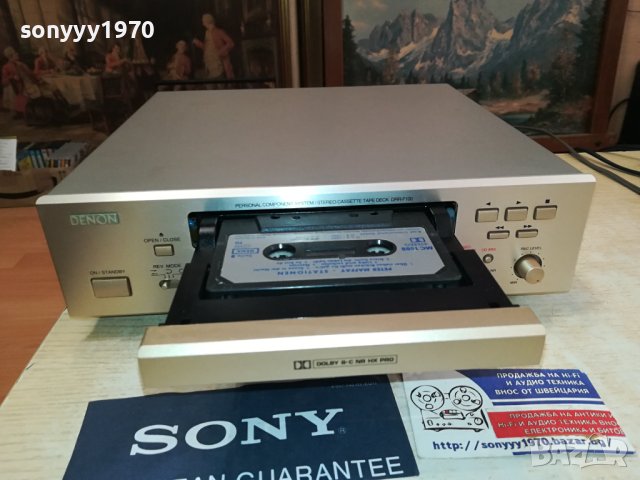DENON DRR-F100 REVERSE DECK-GOLD-ВНОС SWISS 2009231430, снимка 4 - Декове - 42257805