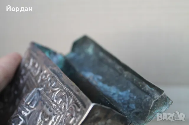 Сребърна паласка барутница, снимка 15 - Колекции - 47882196