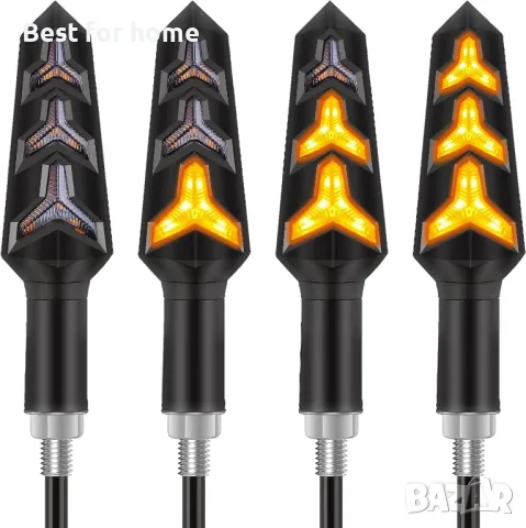 Kinstecks 4PCS Мигачи за мотоциклети, АТВ, бъгита, коли и др., снимка 2 - Аксесоари и консумативи - 47398225