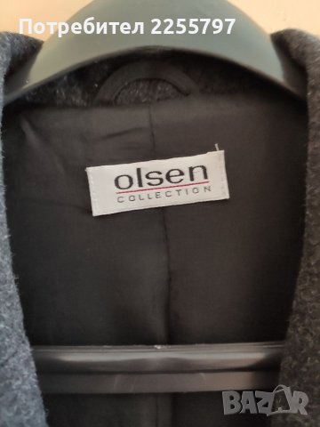 Черно вълнено сако от OISEN COLLECTION , снимка 3 - Сака - 38341214