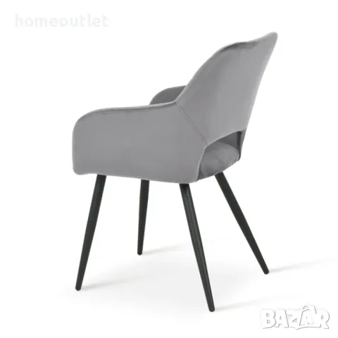Трапезни столове с интересен дизайн, к-т от 2 бр OFCASA G-UDC9057DGY, снимка 2 - Столове - 47942997