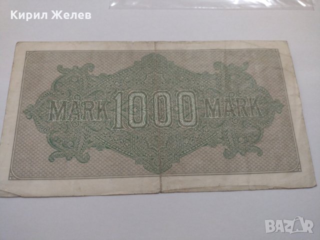 Райх банкнота - Германия - 1000 марки / 1922 година - 17901, снимка 12 - Нумизматика и бонистика - 31020407