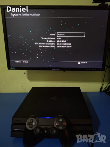 Playstation 4 Pro хакнат 9.00 + игри + 4 контролера и аксесоари, снимка 2 - PlayStation конзоли - 50811291