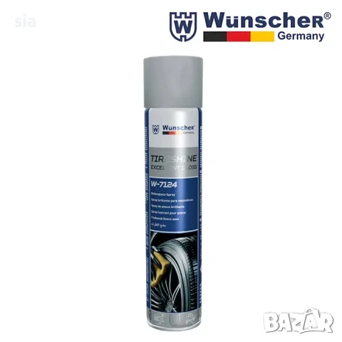 Спрей за гуми блясък – 650мл WUNSCHER