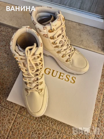 ДАМСКИ БОТИ GUESS 38 НОМЕР, снимка 10 - Дамски боти - 55749788