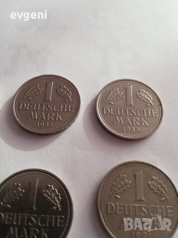 лот монети от една дойче марка, снимка 4 - Нумизматика и бонистика - 42125350
