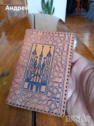 Стар кожен портфейл,портмоне #8, снимка 2 - Антикварни и старинни предмети - 34308086