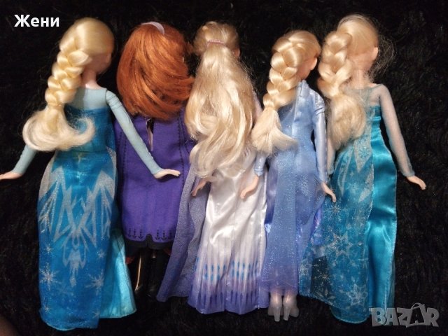 Оригинални пеещи кукли Disney Princess Hasbro с функции Дисни принцеси Елза и Ана Frozen , снимка 2 - Кукли - 44246358