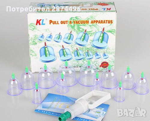 1104 Вендузи за антицелолитен масаж и вакуумна терапия, снимка 4 - Козметика за тяло - 30917075