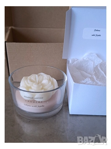 Ароматни свещи, снимка 3 - Декорация за дома - 54312525