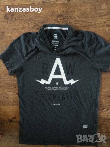 g-star Gelph V-Neck - страхотна мъжка тениска КАТО НОВА, снимка 6 - Тениски - 39886673