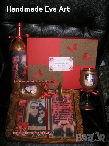 Подарък за Свети Валентин(14.02)- Книга със снимка/мотив и поздрав по избор, снимка 3 - Романтични подаръци - 53131726