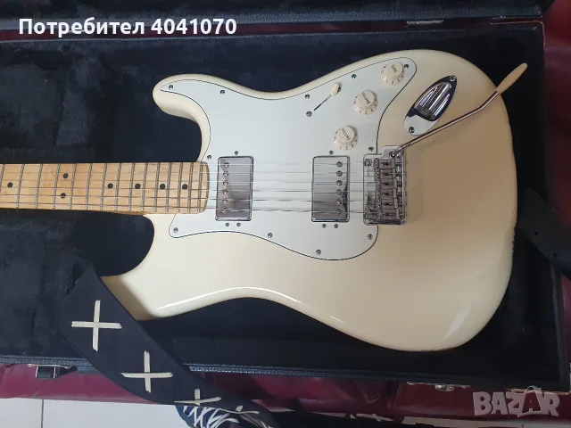 Fender American Standard Stratocaster HH - Olympic White, Maple Fingerboard , снимка 7 - Китари - 55874628