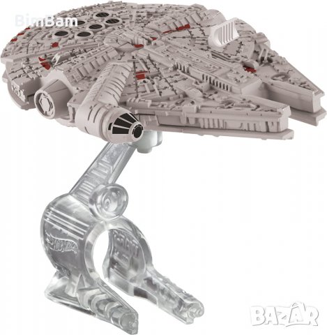 Комплект космически кораби Star Wars - TIE Fighter & Millenium Falcon- Hot Wheels / Mattel, снимка 4 - Коли, камиони, мотори, писти - 37654379