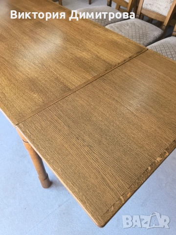 Разтегателна трапезна маса (01-247), снимка 9 - Маси - 54315205