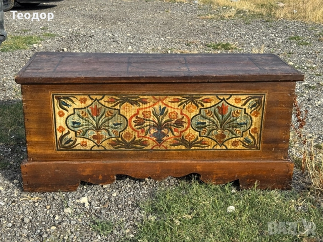 Уникален сандък, снимка 2 - Антикварни и старинни предмети - 51556100