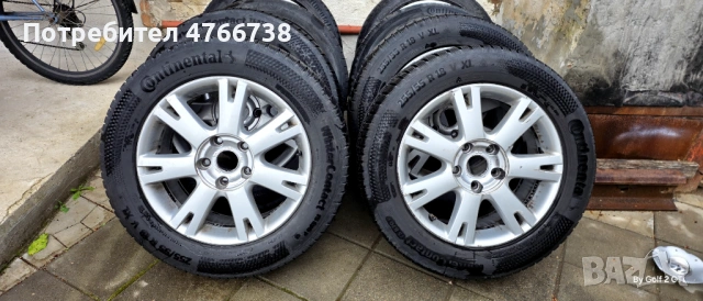 R 18 с гуми 255 55  Континентал зимни, снимка 8 - Гуми и джанти - 54015428