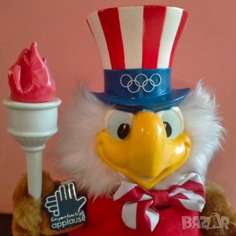 Плюшена играчка Орел Олимпийски талисман 1984 Лос Анджелис Applause, снимка 5 - Колекции - 42135104