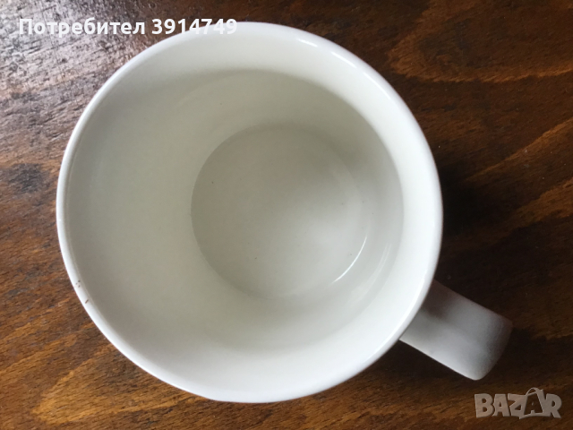 Чаша керамична за кафе, чай с артизански принт на Бухал / Сова, 320 мл, НОВА, снимка 3 - Чаши - 44551425