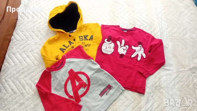 лот две блузки и суичер