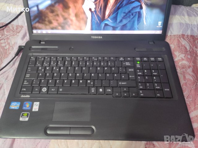 Лаптоп TOSHIBA SATELLITE C670-15W, снимка 2 - Лаптопи за дома - 42344907