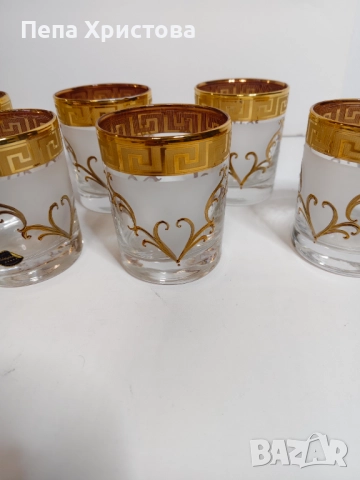 6 броя чаши за уиски от чешки кристал  - Balvinglass. , снимка 6 - Чаши - 52961276