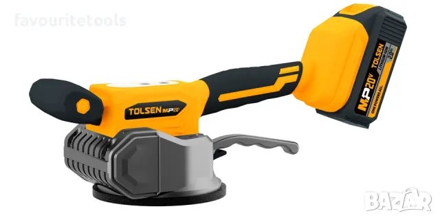Акумулаторна вибрираща вендуза за плочки Tolsen 20V