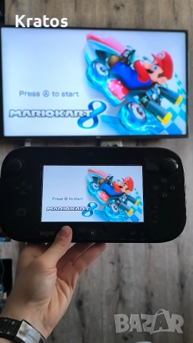 Nintendo Wii U 32GB Black + Mario Kart 8, снимка 7 - Nintendo конзоли - 54106323